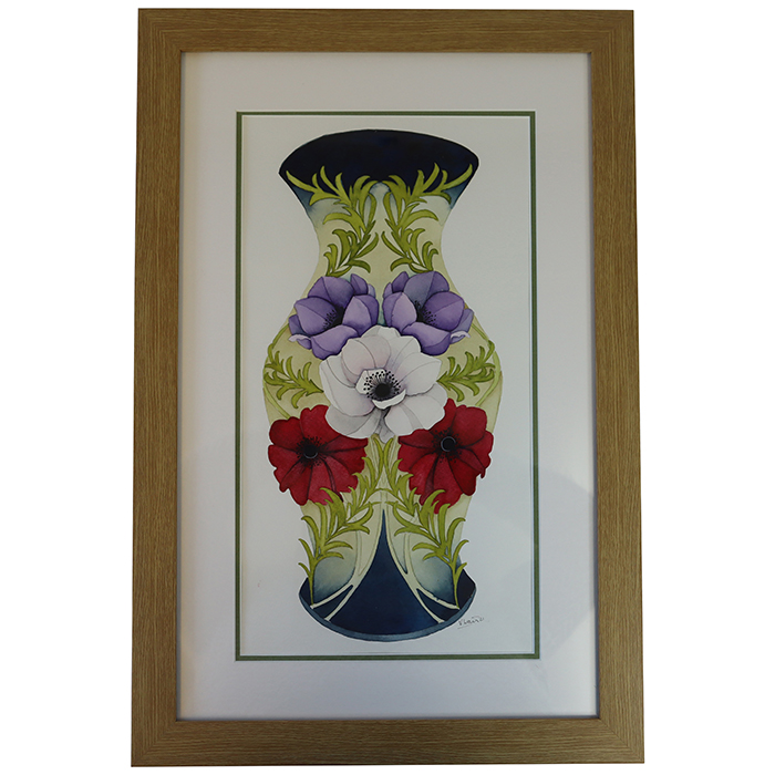 Anemone Jubilation - Vase + Watercolour